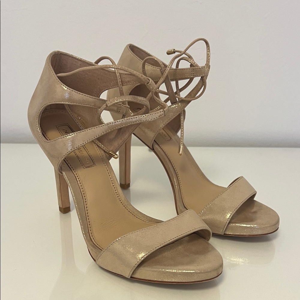 Antonio Melani Kalee Shimmering Beige Heels